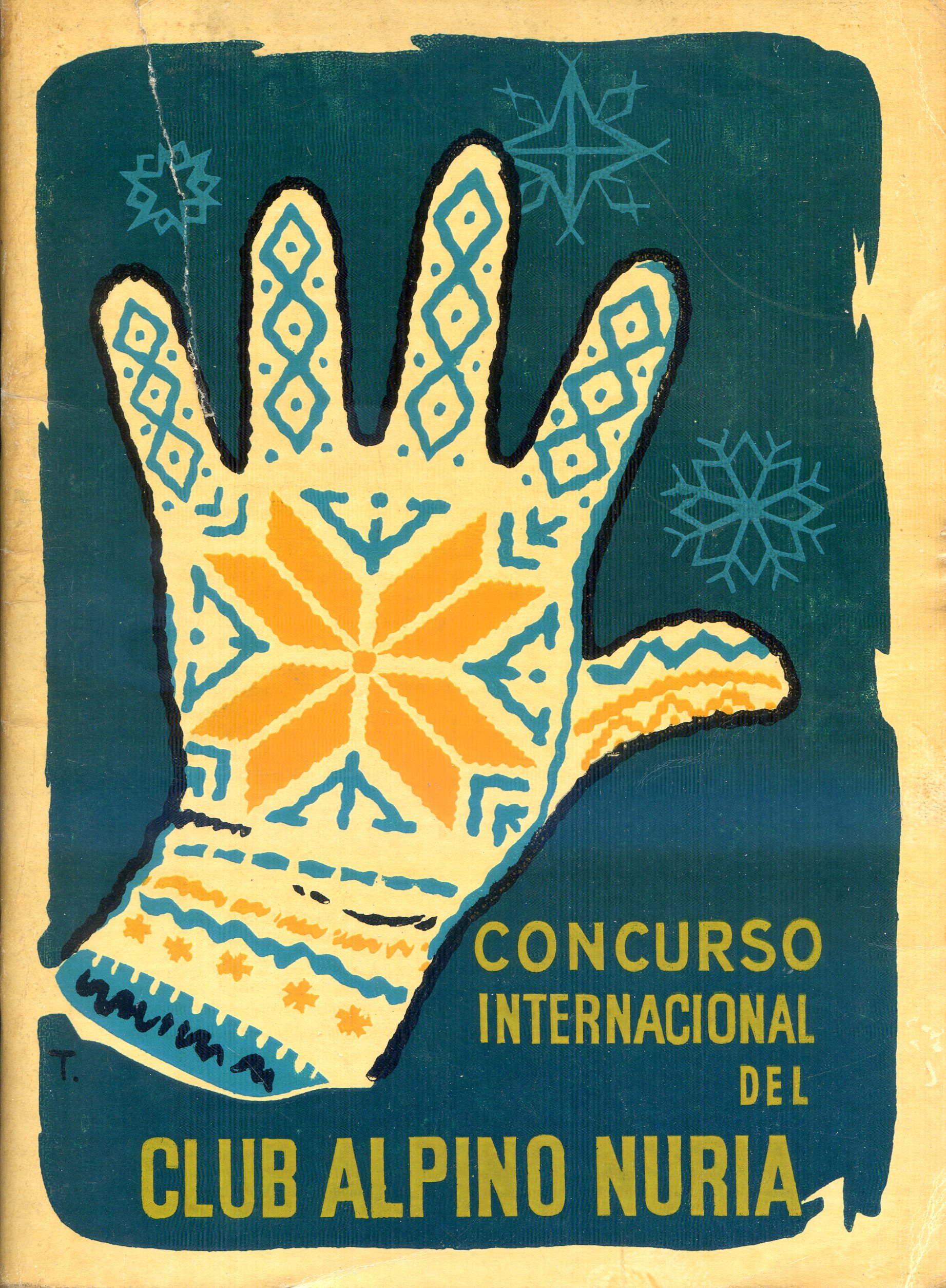 V Concurso Internacional del Club Alpino Núria : 24 - 31 Marzo 1954 - Portada